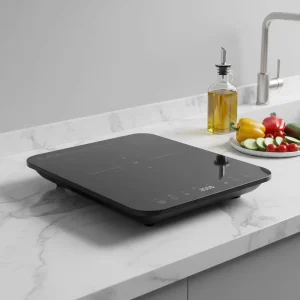 Efficient Heating Induction Cooktop Single Hob 2000W Slim Design Induction Hot Plate Free Standing Kitchen Cooker