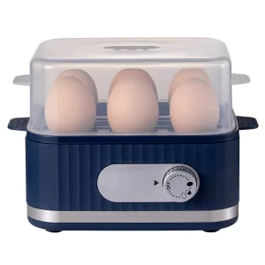Egg Steamer Boiler Modern Breakfast Machine Cook Eggs and Food Simultaneously for Home Kitchen and Student Dormitory