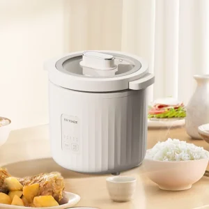 Electric 1 Cup 1 Litre Mini Rice Cooker Soup Maker Electric Ceramic Cooker 110V Slow Cook Pot Korean Rice Cooker