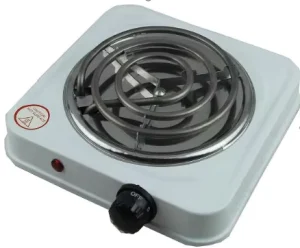 Electric 1000 W Single Hot Plate with SVDE Plug