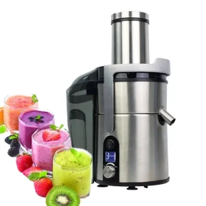 Electric 1200W BPA Free Centrifugal Juicer 5 Speed LCD Control Stainless Steel Housing 85MM Feeder Size Fruit DC Motor