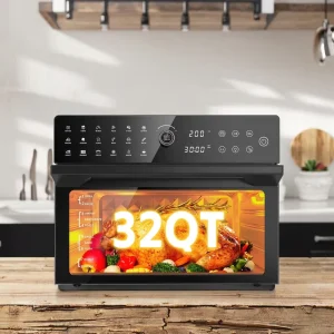 Electric 1800W Digital Toaster Oven 30L Air Fryer 18 in 1 Pizza Ovens Multifunctional Household Kitchen Appliance