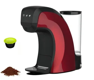Electric 19Bar Espresso 3 in 1 Coffee Machine with Cappuccino & Latte Maker Plastic ABS Single Serve Capsule for Home Office Use
