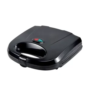 Electric 2 Slice Fixed Plate Stainless Steel Waffle Maker with Waffle Plates for Home Use