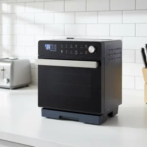 Electric 20L Air Fryer Steam Bake Oven Rotisserie App-Controlled for Kitchen Household Hotel Outdoor Use Toast Warm Function
