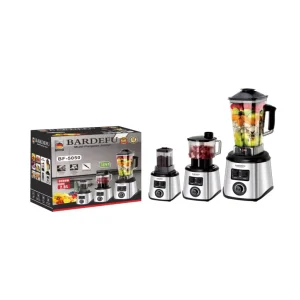 Electric 3L Multifunction 3 in 1 Blender with Ice Crusher and Smoothie Maker Plastic Container