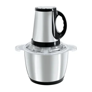 Electric 3L Stainless Steel Home Kitchen Food Processor Manual Meat Grinder for Household Use