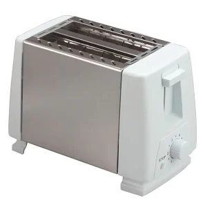 Electric 650W Professional Automatic Stainless Steel 2 Slice Pop up Bread Maker & Toaster for Household Use