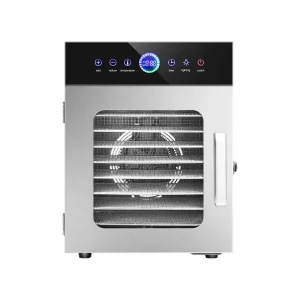Electric 8 Tray Food Dehydrator for Home Restaurant Hotel Use Stainless Steel Vegetable and Fruit Tray Dryer