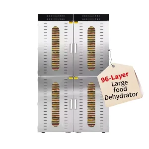 Electric 8000W Household Food Dehydrator Dryer Stainless Steel Housing Adjustable Temperature Control