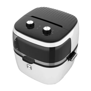 Electric Air Fryer Oven 6.5L Non-Stick Plastic Pot Digital Temperature Control 1500W Overheat Protection