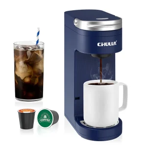 Electric American K Cup Capsule Coffee Machine with Drip Tray Plastic Capsule Coffee Machine for Home Office Travel Use