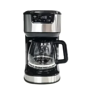 Electric Auto Keep Warm American 12 cup 24 Hour Pot Stainless Steel Semi Automatic Drip Coffee Maker for Home