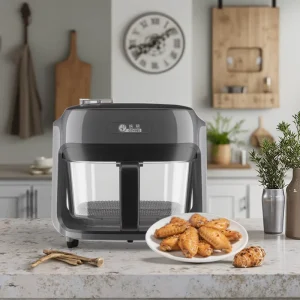 Electric Automatic Air Fryer Steam Function 7L Large Capacity Multifunctional Household Oven Touchscreen