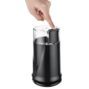 Electric Automatic Blade Coffee Grinder with Stainless Steel Blades Plastic Housing 200W French Operated for Household Use