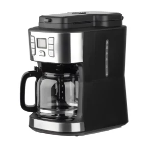 Electric Automatic Espresso Drip Coffee Maker Stainless Steel Brewing System Automatic Grinding for Household Hotel Commercial