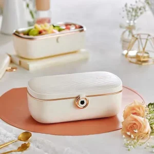 Electric Automatic Household Meal Cooker Lunch Box Portable Heating Stainless Steel Rice Meal Container