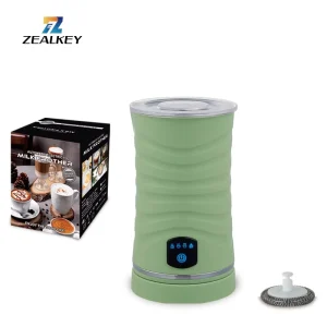 Electric Automatic Milk Frother 400W Plastic Housing Fully Automatic 4 Functions Easy to Use