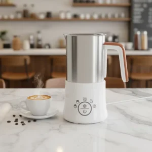 Electric Automatic Milk Frother with Removable Jar Detachable Milk Foamer for Hotel Use