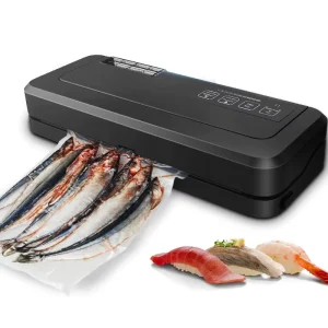 Electric Automatic Portable Vacuum Food Sealer Machine for Home Kitchen Use