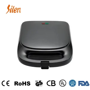 Electric Automatic Sandwich Maker Triangular Cut 1400W 4 Slice Toaster for Household Breakfast Making