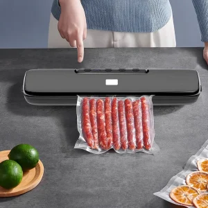 Electric Automatic Thermal Portable Vacuum Sealer for Food Storage Household & Outdoor Use Stainless Steel Construction