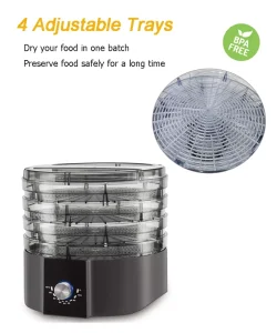 Electric Big Power Food Dehydrator With GS LFGB ROHS Safety Approval