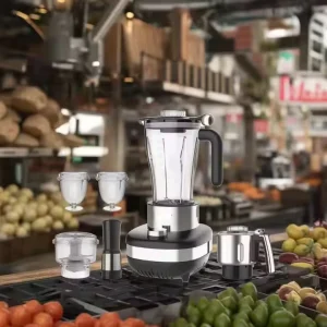 Electric Blender Heavy Duty Fruit Mixer Multi-function Blender Home Appliances Kitchen