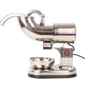Electric Block Ice Crusher Automatic Ice Crushing Stainless Steel Ice Shaver Machine