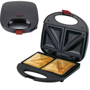 Electric Breakfast Makers Toaster Bakeware Cake Portable Non Stick Dual Sided Sandwich Maker