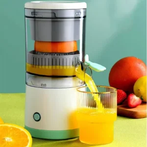 Electric Citrus Juicer Rechargeable USB Stainless Steel Blade Car Use Cleaning Brush Easy Clean Portable Juicer