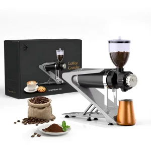 Electric Coffee Grinder Automatic Espresso Coffee Grinder 110V 220V 60MM Flat Burr Coffee Grinder Machine Kitchen Household