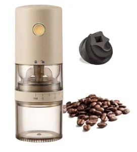 Electric Coffee Grinder Automatic Rechargeable Coffee Bean Grinder Portable Outdoor Travel Household with USB