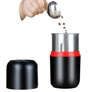Electric Coffee and Grain Grinder Portable Household Point Touch