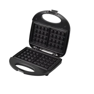 Electric Cold Touch Housing Waffle Iron with 2 Slice Sandwich Function