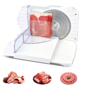 Electric Commercial Desktop Meat Slicer Grinder Machine Adjustable Speeds Portable Design for Restaurant Household Use Deli S002