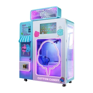 Electric Commercial High Performance Stainless Steel Durable Sugar Spinner Large Capacity Floss Maker Cotton Candy Machine