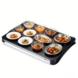 Electric Commercial Hot Plate Square Simple Warm Home Intelligent Constant Temperature Adjustable Multifunction Desktop Food