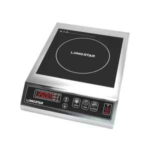 Electric Commercial Induction Cooker Stainless Steel Touch Control 4 Digital LED Display