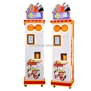 Electric Commercial Popcorn Vending Machine Automatic Heating Popcorn Maker