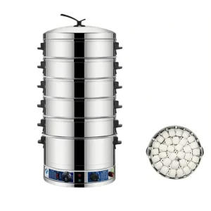 Electric Commercial Steamer Pot Designed for Restaurant and Hotel Kitchens