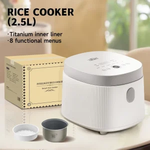 Electric Cooker Rice Cooker Home Use 23 Person Capacity Plastic Lined Touch Control All in One Rice Cooker