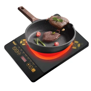 Electric Cooktop Electric Stove Induction Cooker Crystal Plate Touch Control for Home Use