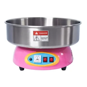 Electric Cotton Candy Floss Machine Candy Floss Maker Home Use Stainless Steel Bowl Commercial Use Cotton Candy Machine