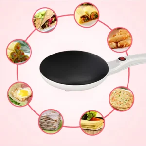 Electric Crepe Maker 650w Non-stick Easy-cleaning Crepe Pancake Maker