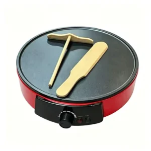Electric Crepe Maker Adjustable Temperature Non Stick Pancake Machine OEM CE Food Safe