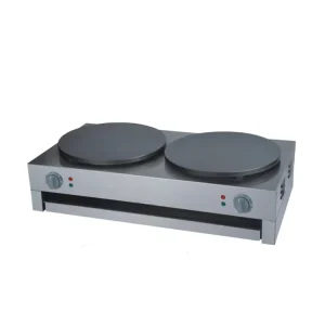 Electric Crepe Maker Pancake Pan Machine for Make Pancake 2 Plates