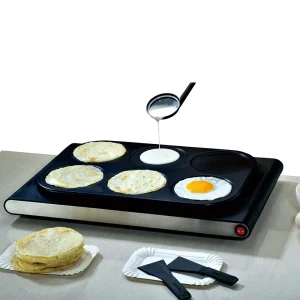 Electric Crepe Pancake Maker for India Chapati Roti and Mexico Taco Quesadilla Tortilla