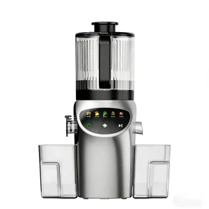 Electric DC 6.30inch Extra Large Feed Chute Cold Press Juicer Machine 350W High Juice Yield Smoothie Stainless Steel
