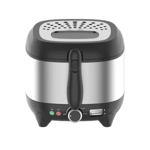 Electric Deep Fryer 2.5L 3.5L 5.5L Oil Capacity Deep Fryer Commercial Household Rectangle Stainless Steel